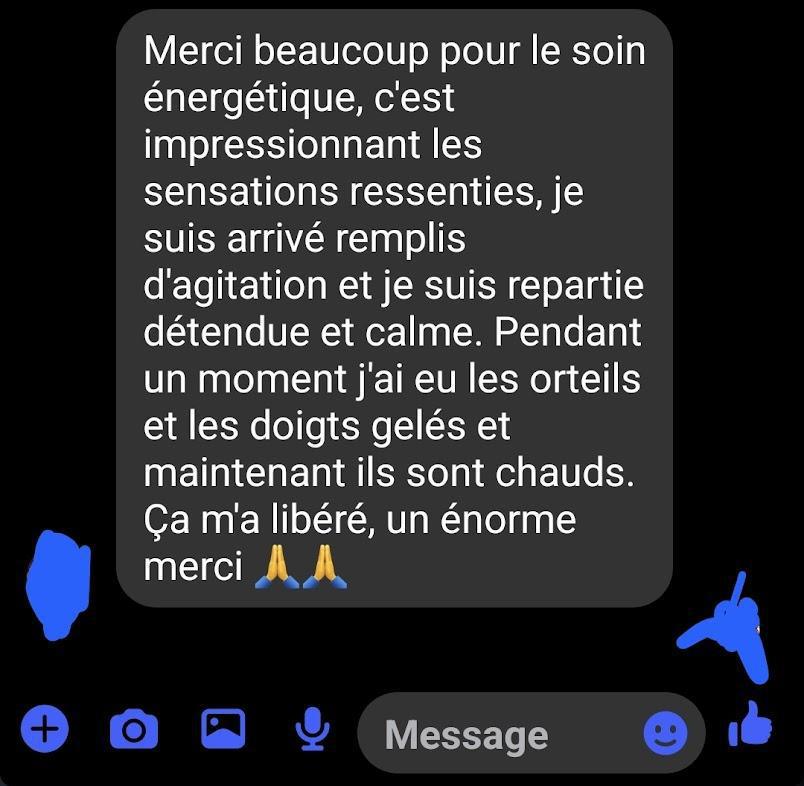 Témoignage poste soin énergétique