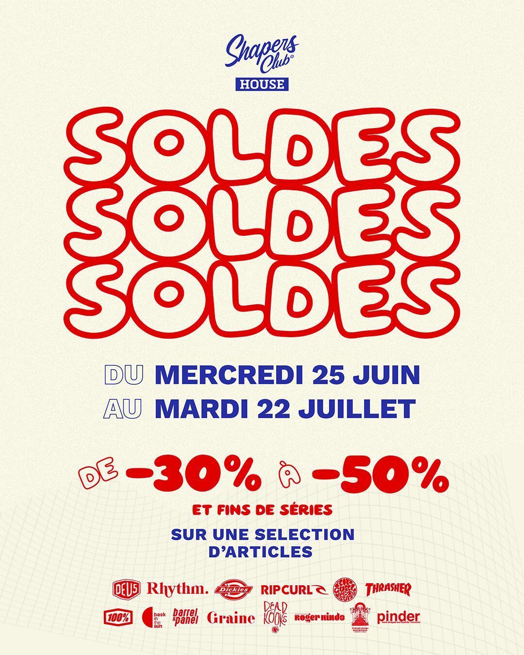 Solde d'été dans tout le shop !