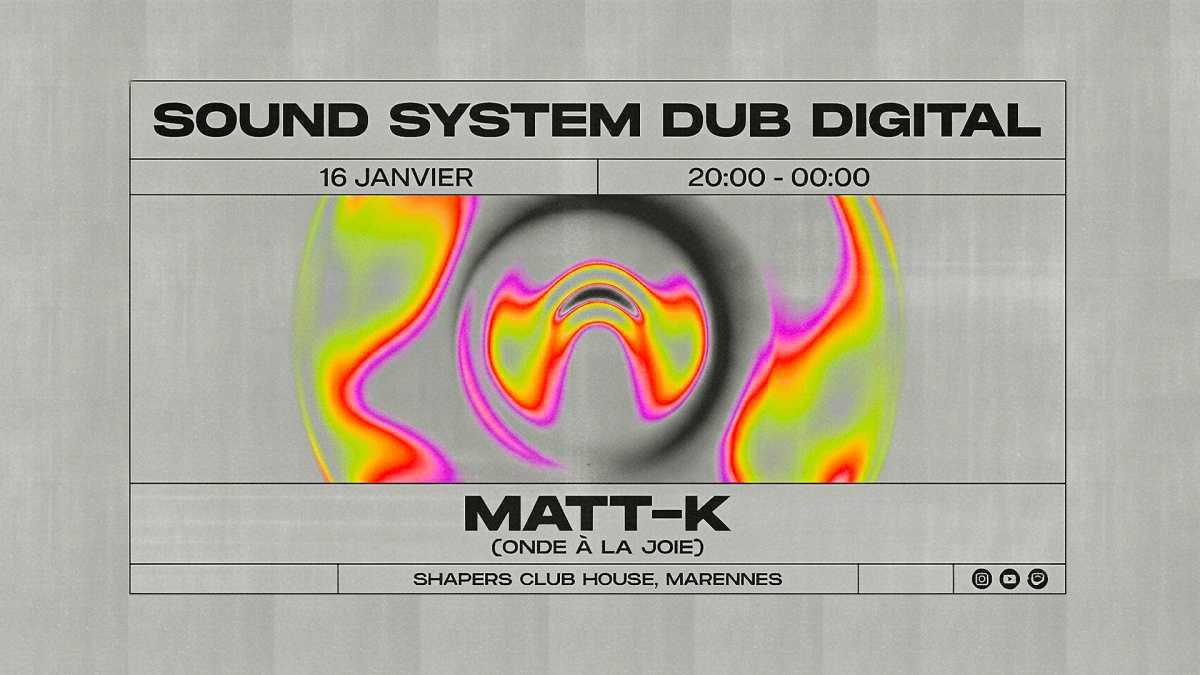 SOUND SYSTEM ROOTS DUB DIGITAL - MATT K SOUND SYSTEM ROOTS DUB DIGITAL - MATT K