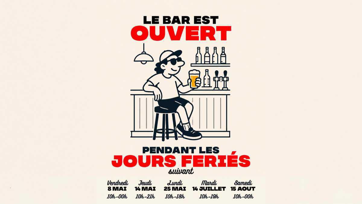 Ouvertures jours fériés Ouvertures jours fériés