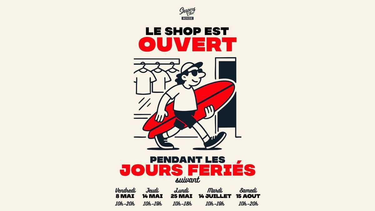 Ouvertures jours fériés