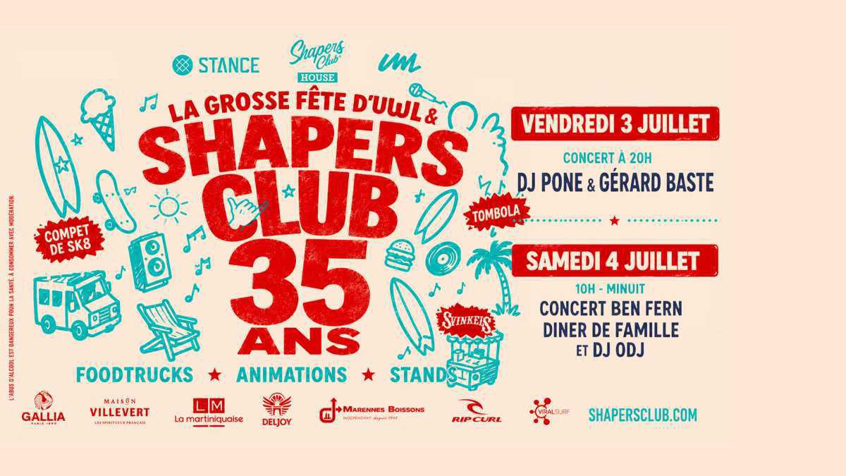 Anniversaire Shapers Club