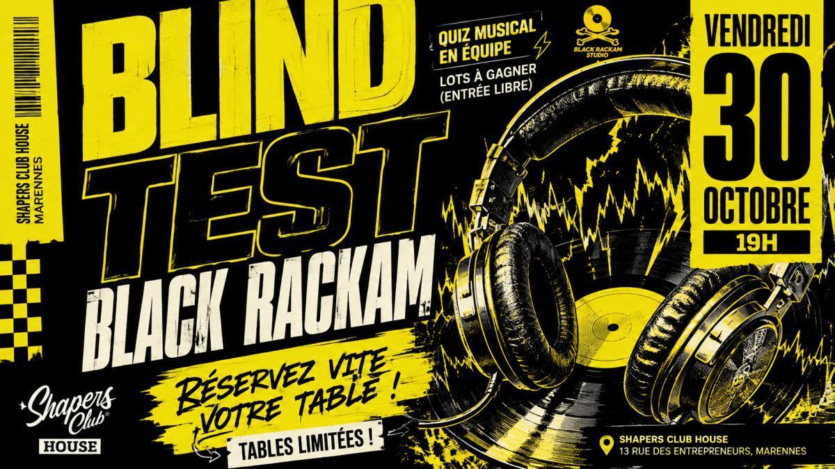 Blind Test Black Rackam