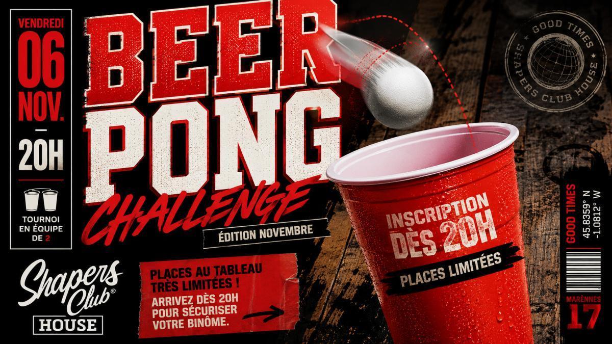 Beer Pong Challenge — Édition Novembre