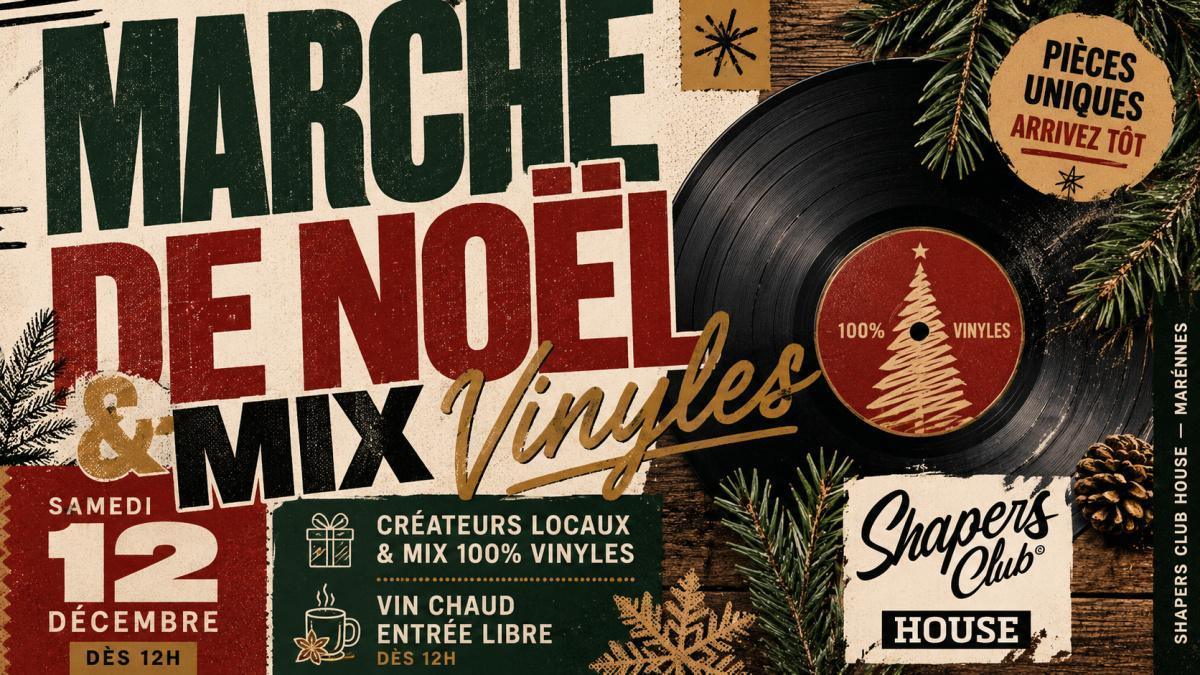 Marché de Noël & Mix Vinyles — Fred Lachaize