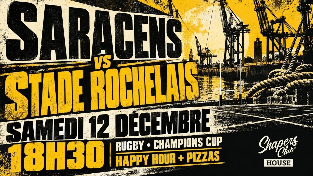 Saracens – Stade Rochelais — Champions Cup en direct