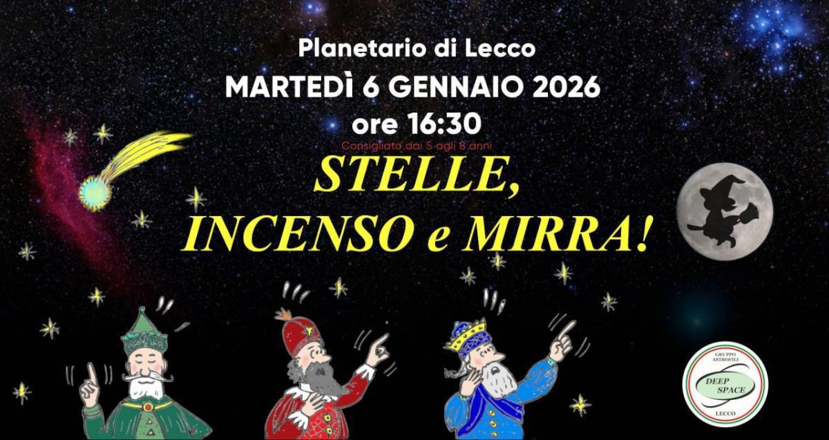 Speciale: “Stelle, incenso, e mirra” ore 16:30 Speciale: “Stelle, incenso, e mirra” ore 16:30