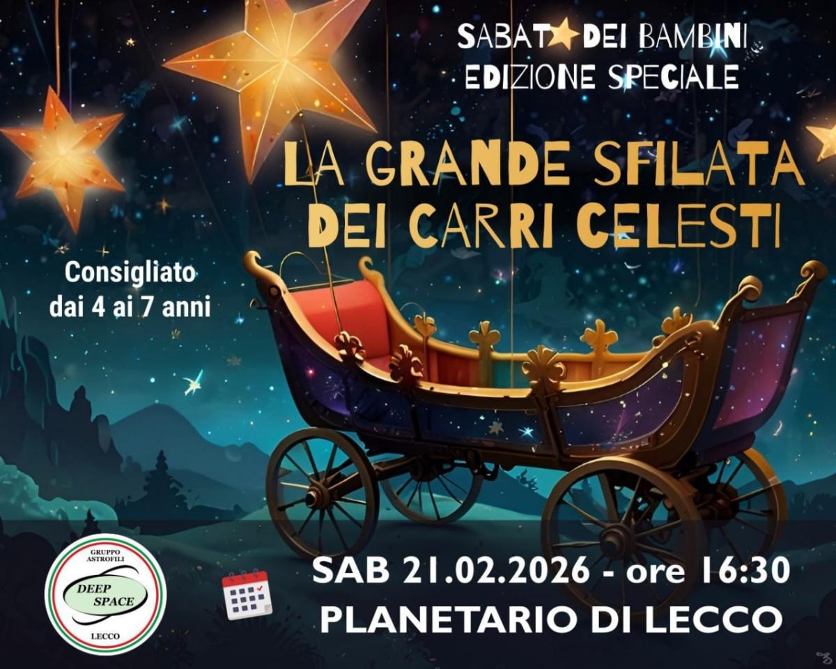 Il Sabato dei bambini - edizione speciale: La Grande Sfilata dei Carri Celesti