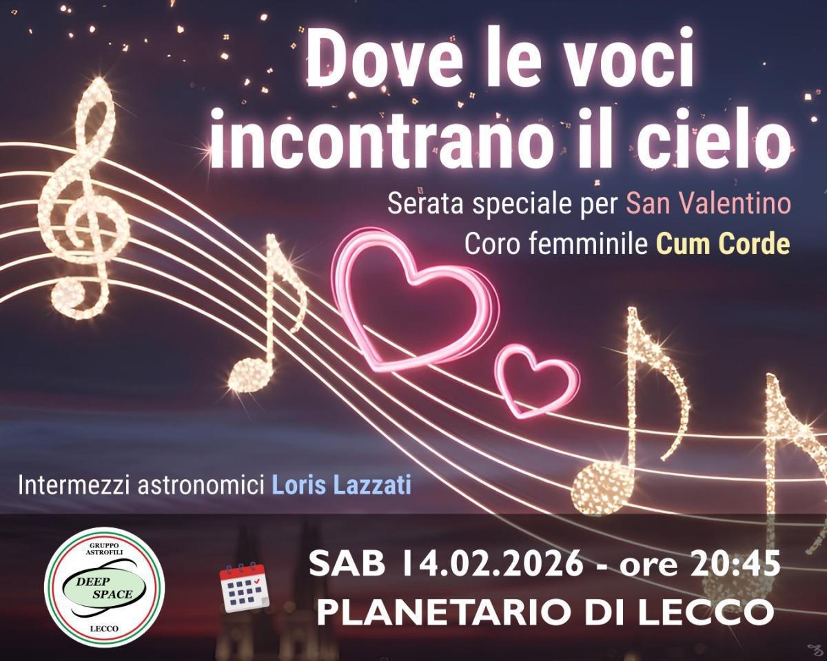 Serata speciale per San Valentino: Dove le voci incontrano il cielo - ore 20:45 
