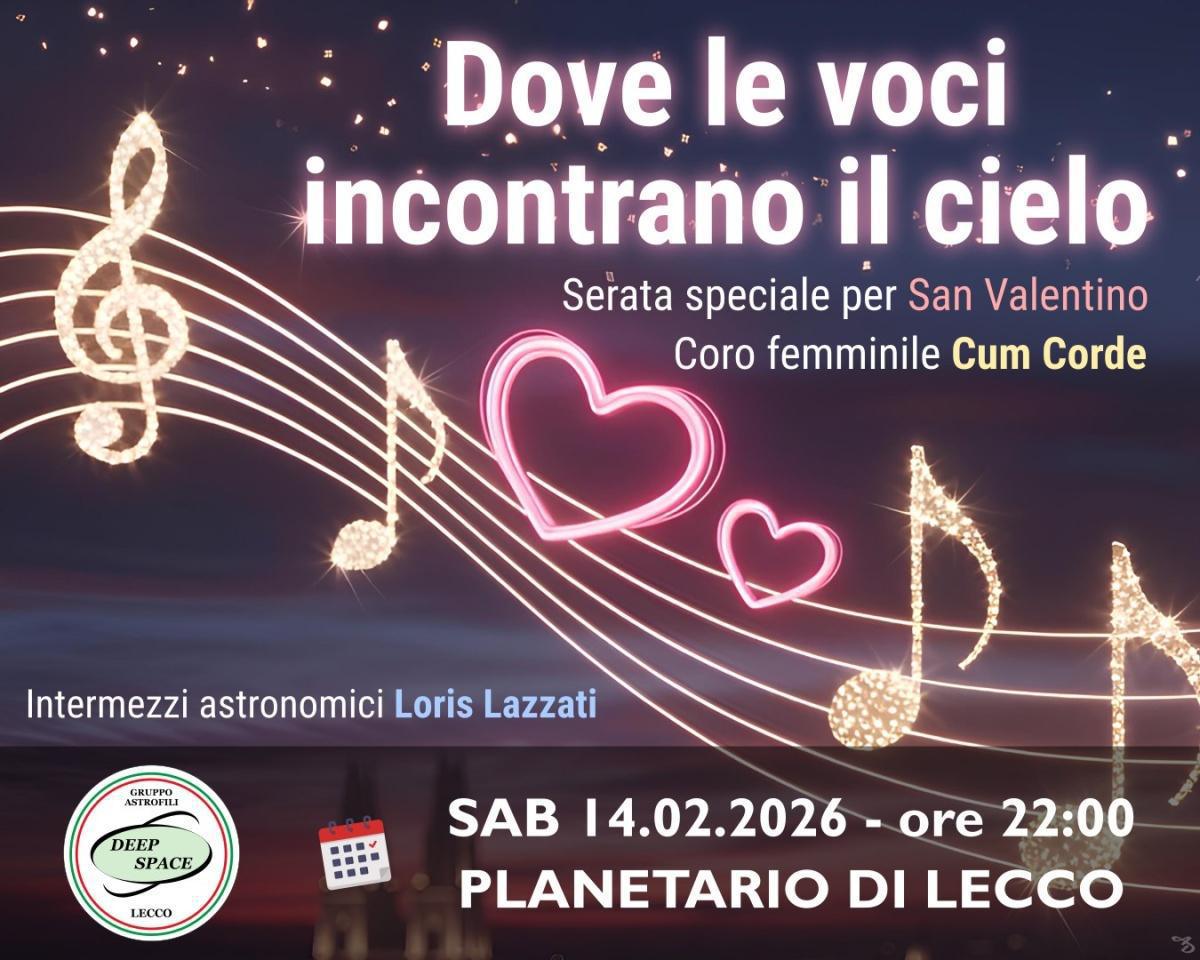 Serata speciale per San Valentino: Dove le voci incontrano il cielo - ore 22