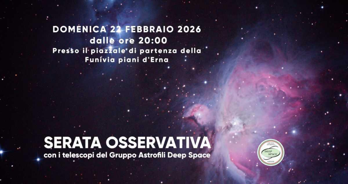 Osservazione astronomica dal parcheggio della funivia per i Piani d'Erna