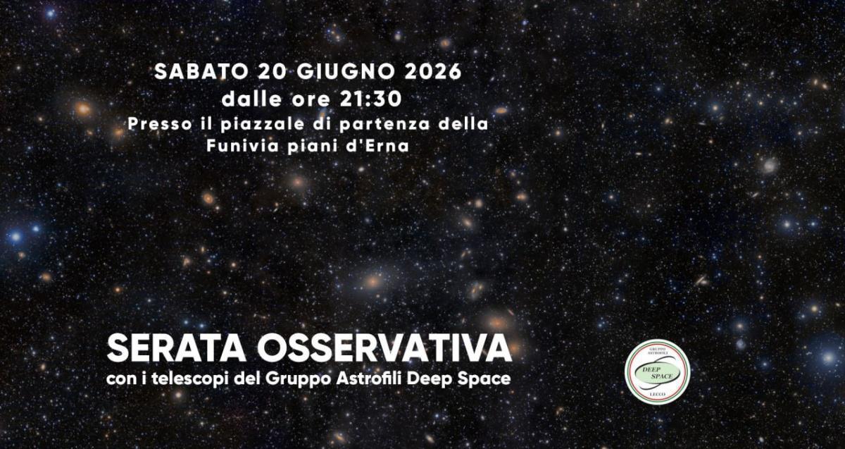 Osservazione astronomica dal parcheggio della funivia per i Piani d'Erna