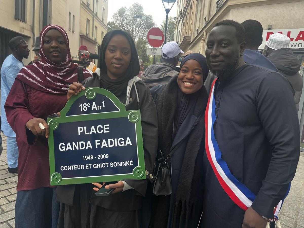 PLACE GANDA FADIGA À PARIS : LE NOM DE GANDA FADIGA S’INSCRIT DÉSORMAIS DANS L’HISTOIRE PARISIENNE