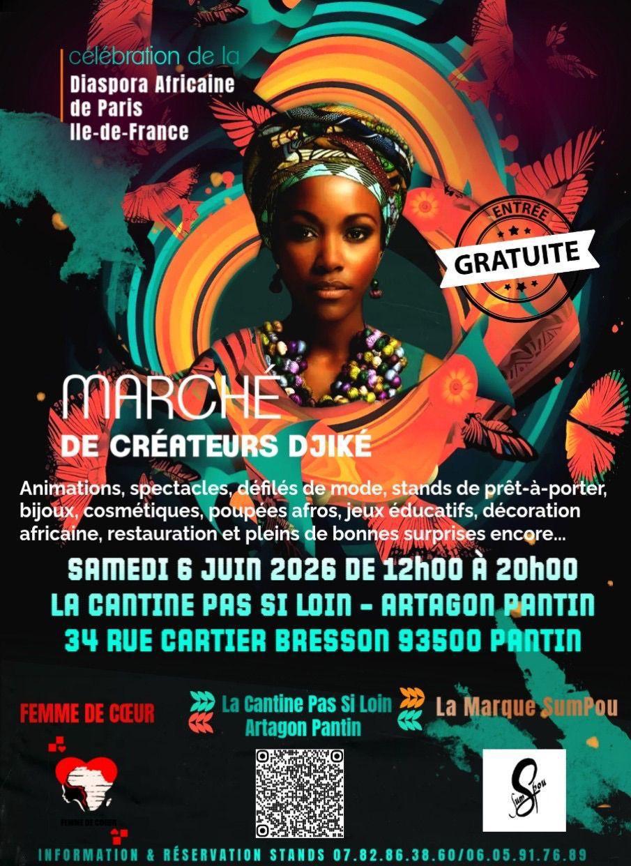 Pantin met à l’honneur la créativité africaine avec le Marché des Créateurs Djiké 