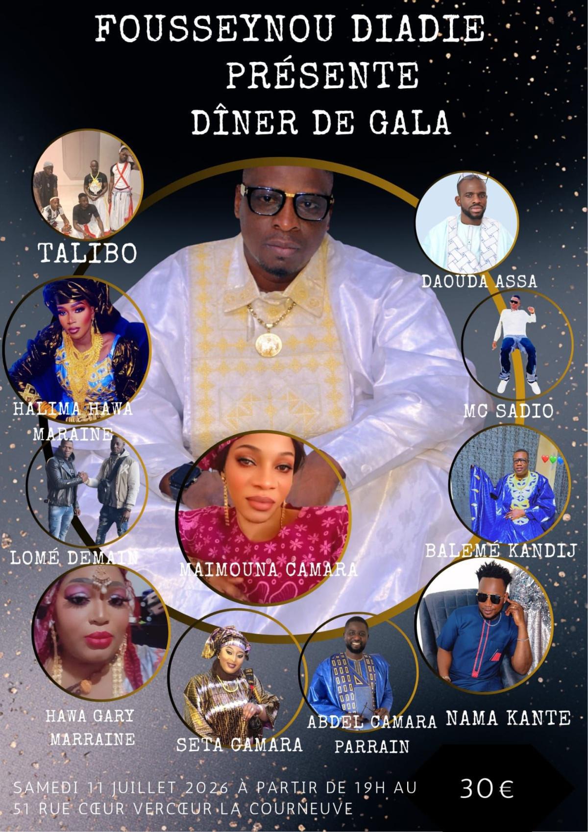 Un événement d’exception à ne pas manquer : le Dîner de Gala de Fousseynou Diadié Un événement d’exception à ne pas manquer : le Dîner de Gala de Fousseynou Diadié
