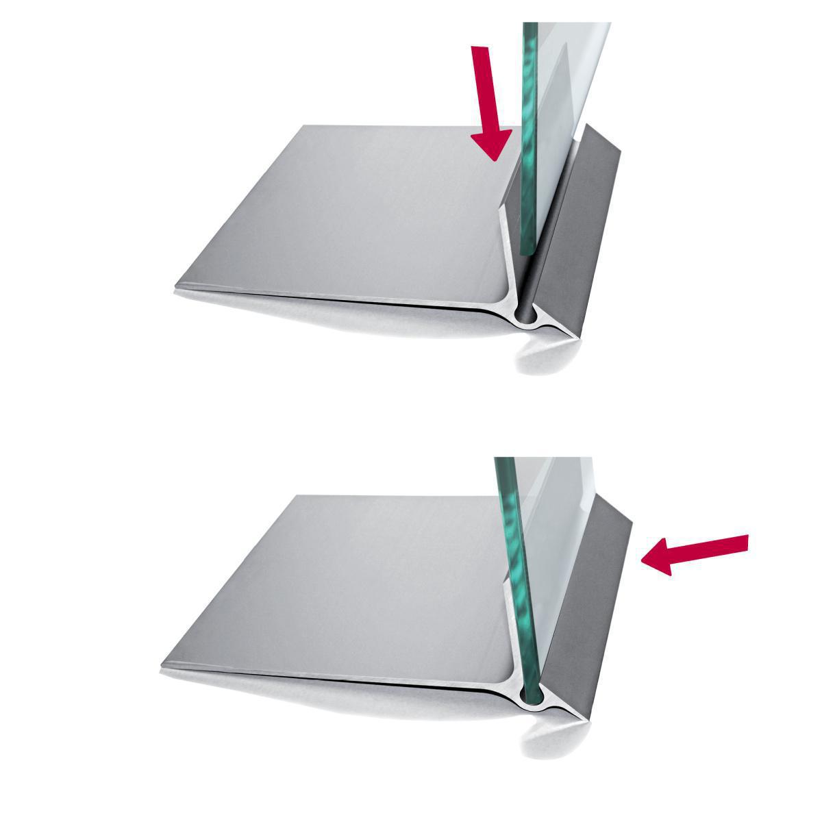 Base per Pannelli con Sistema di Fissaggio
