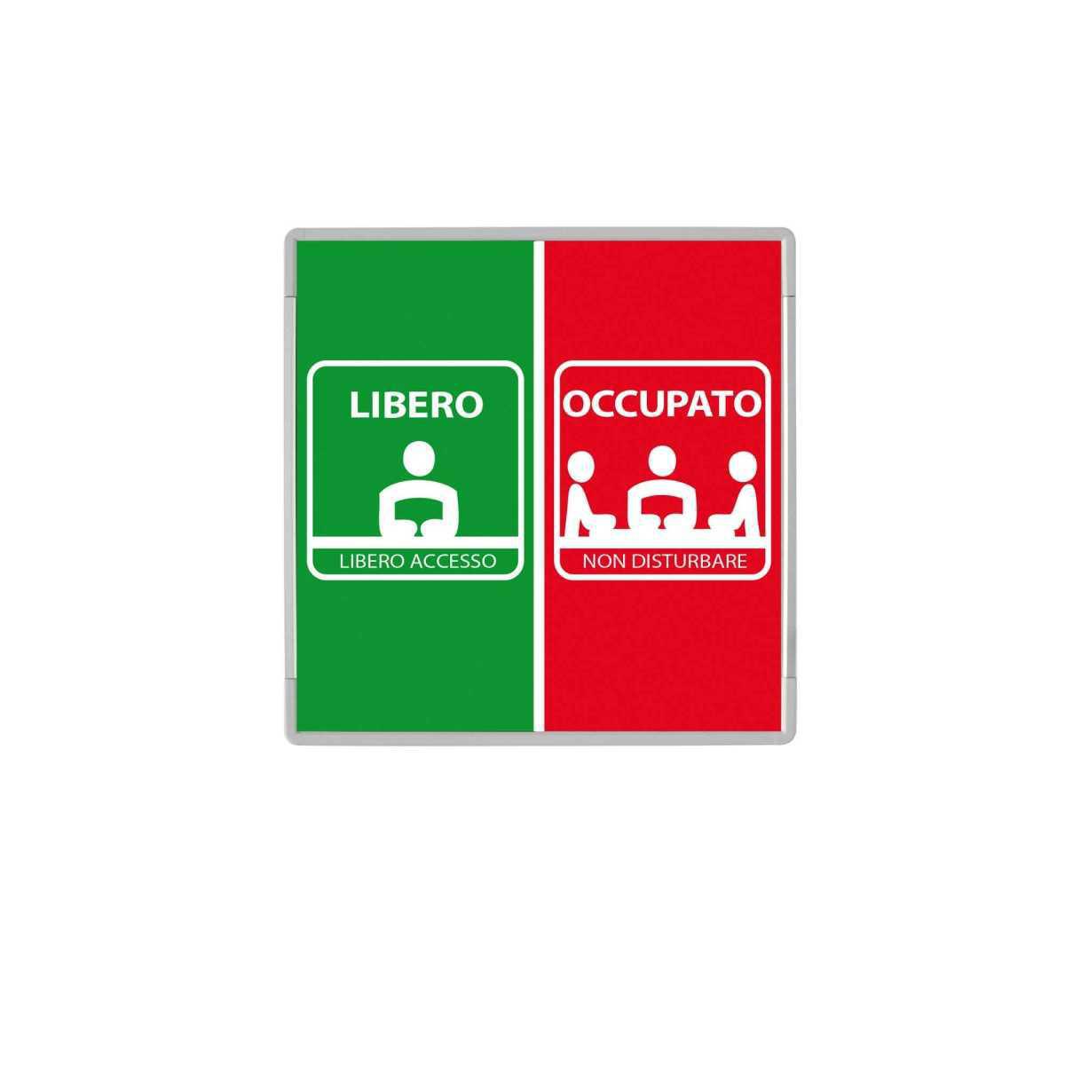 Segnaletica da Parete con Lamierino Scorrevole