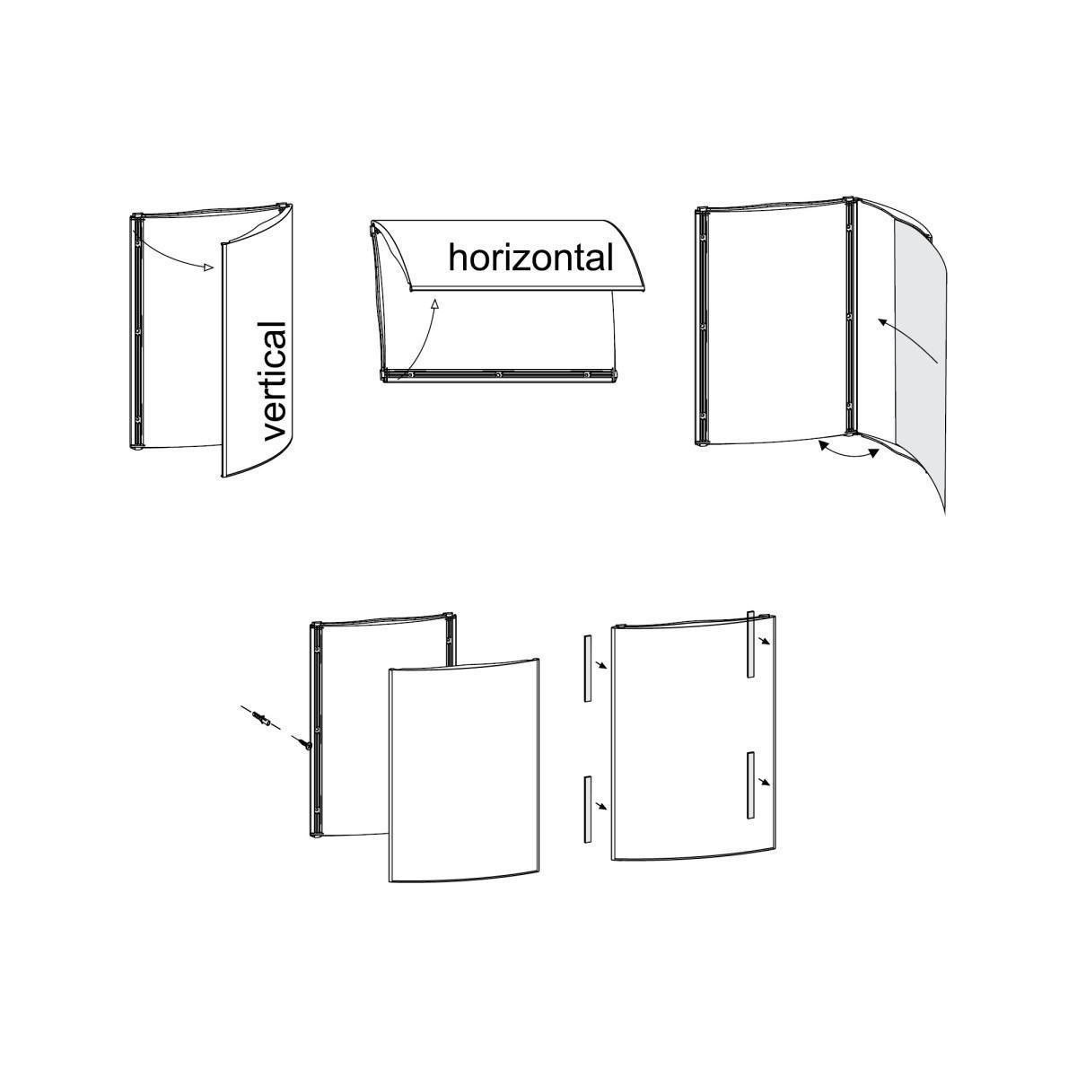 Espositore da Parete Silver Espositore da Parete Silver
