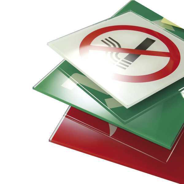 Segnaletica di Sicurezza in Vetro Temperato Segnaletica di Sicurezza in Vetro Temperato