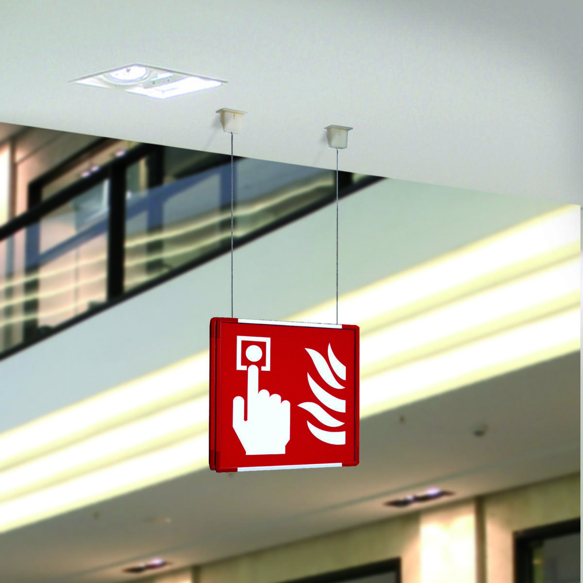 Segnaletica di Sicurezza in Alluminio Quadrato