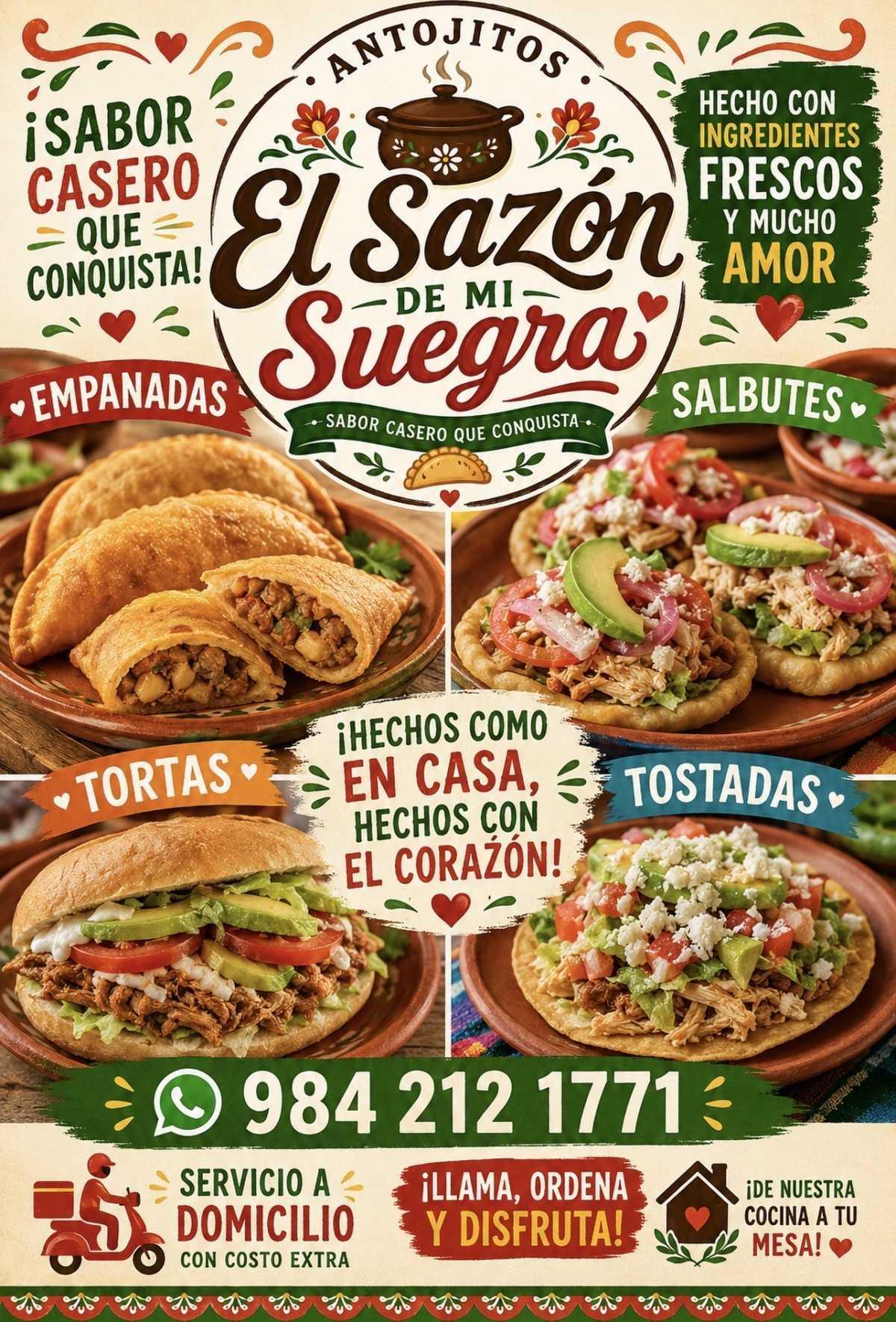 Antojitos El Sazón de mi Suegra Antojitos El Sazón de mi Suegra