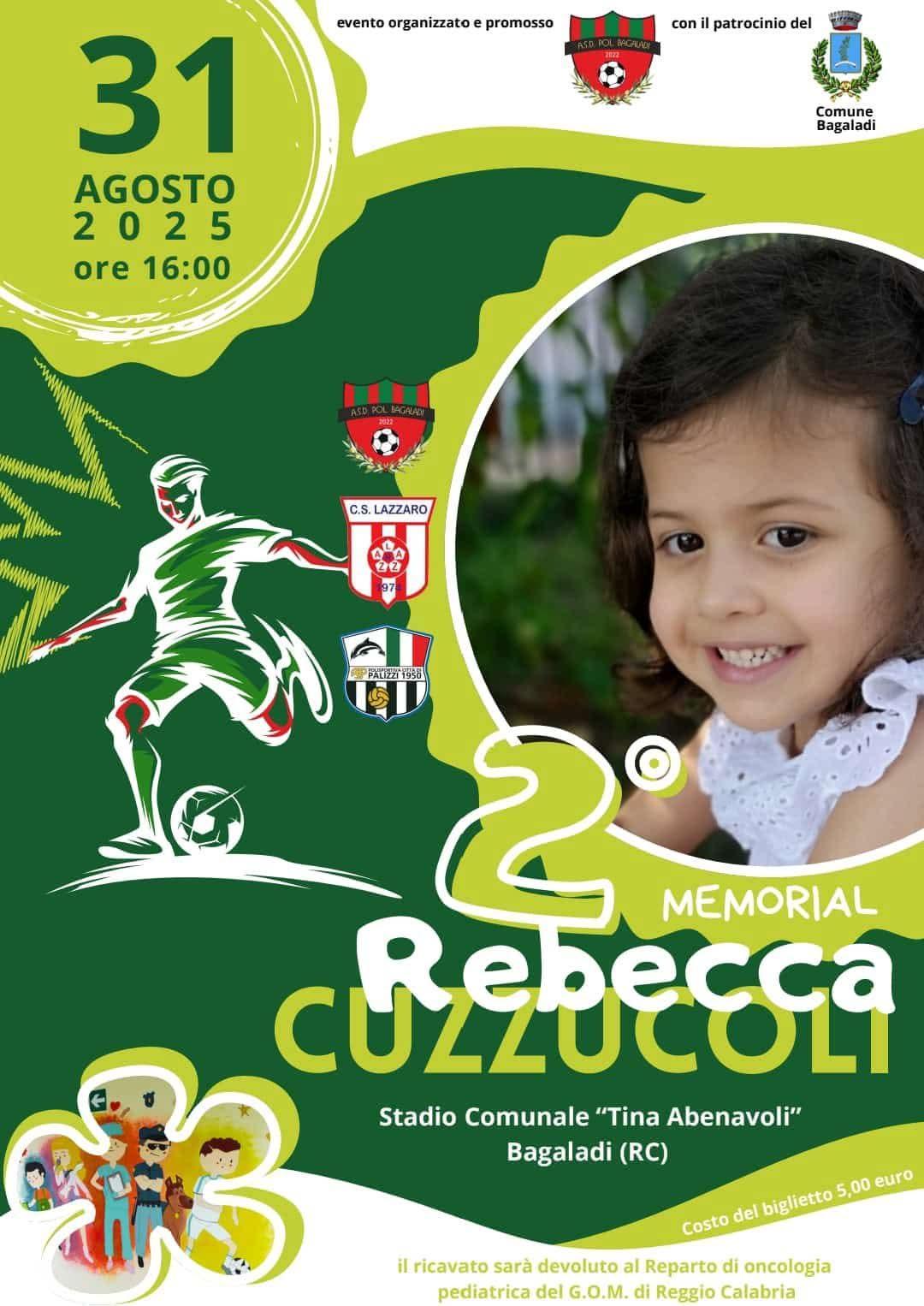 2° Memorial Rebecca Cuzzucoli (Inizio ore 16:00)