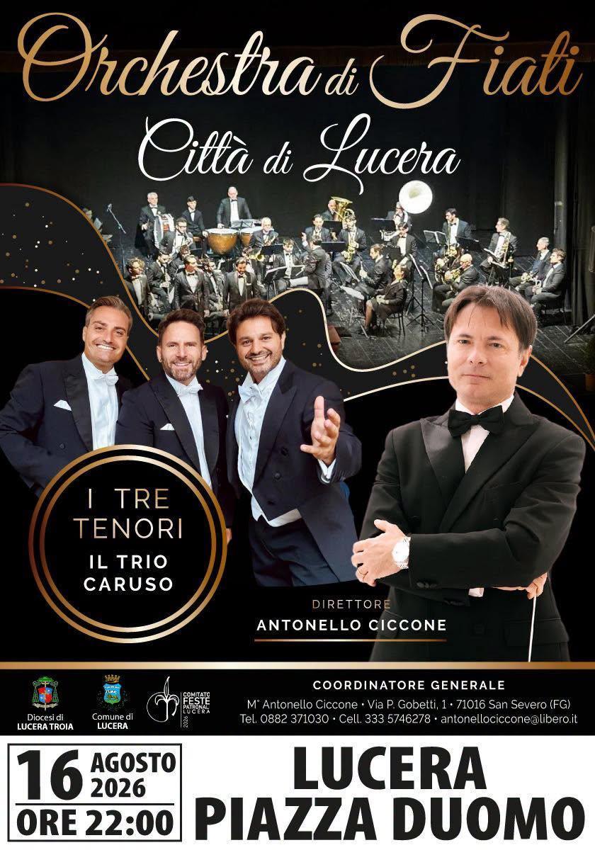 Orchestra di Fiati Città di Lucera (start h. 22.00)