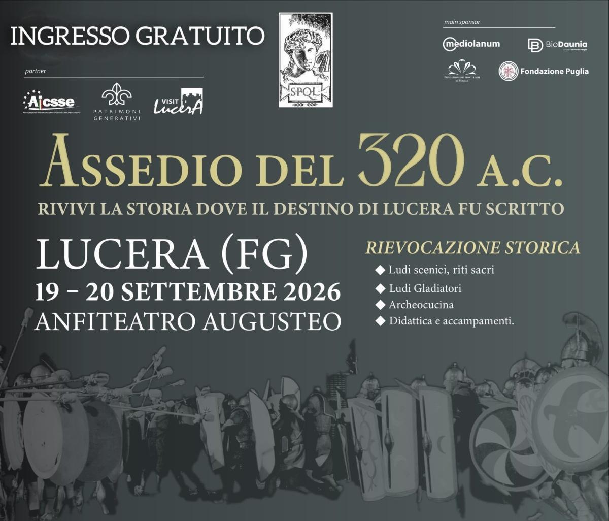 Assedio del 320 A.C. (dalle ore 08.30)