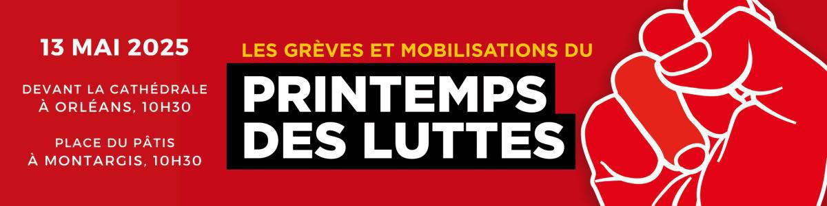Le 13 mai, on met les services publics à l’arrêt ! Le 13 mai, on met les services publics à l’arrêt !