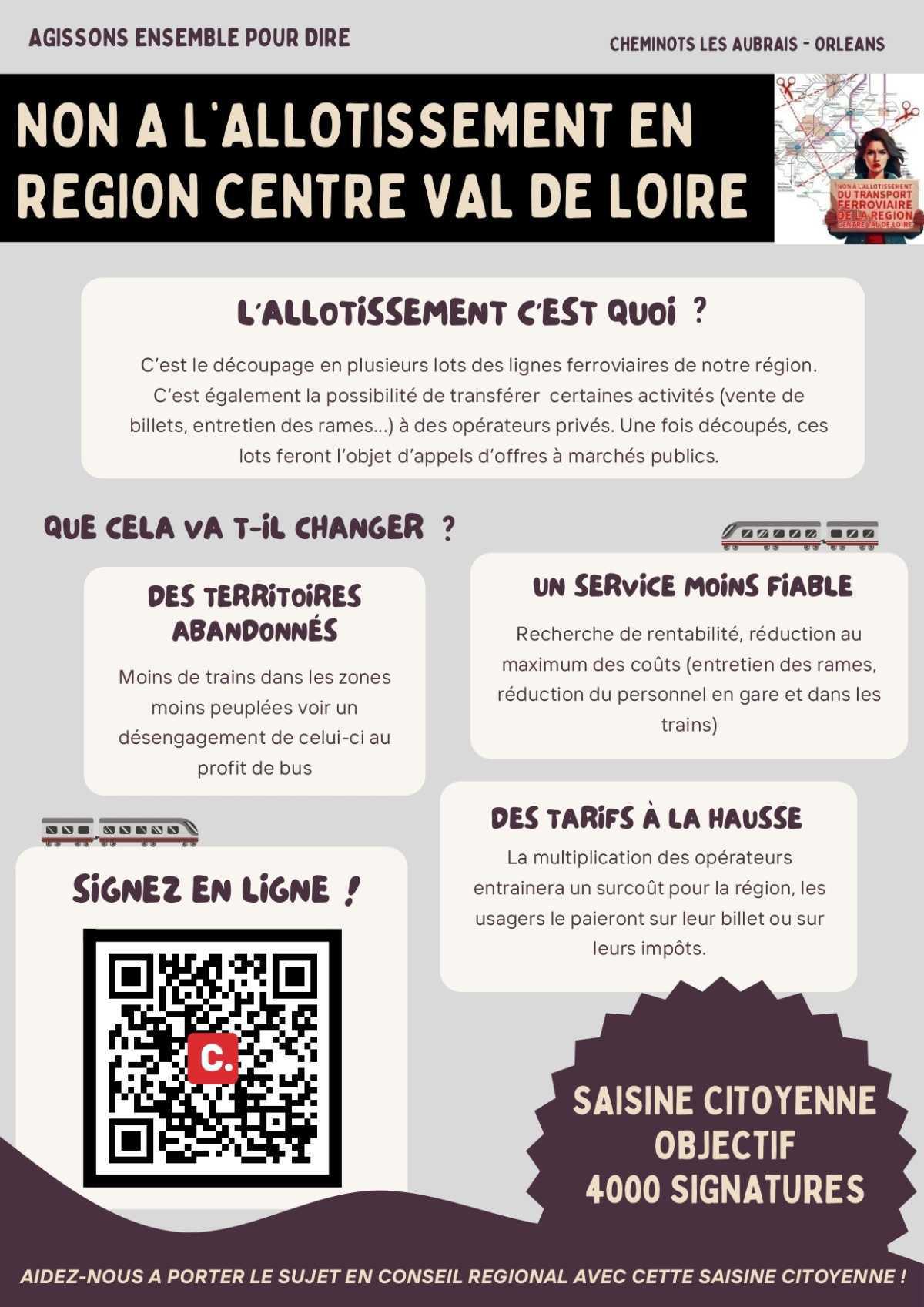 Je soutiens les chemin de fer : Derniers jours pour signer la saisine citoyenne CGT