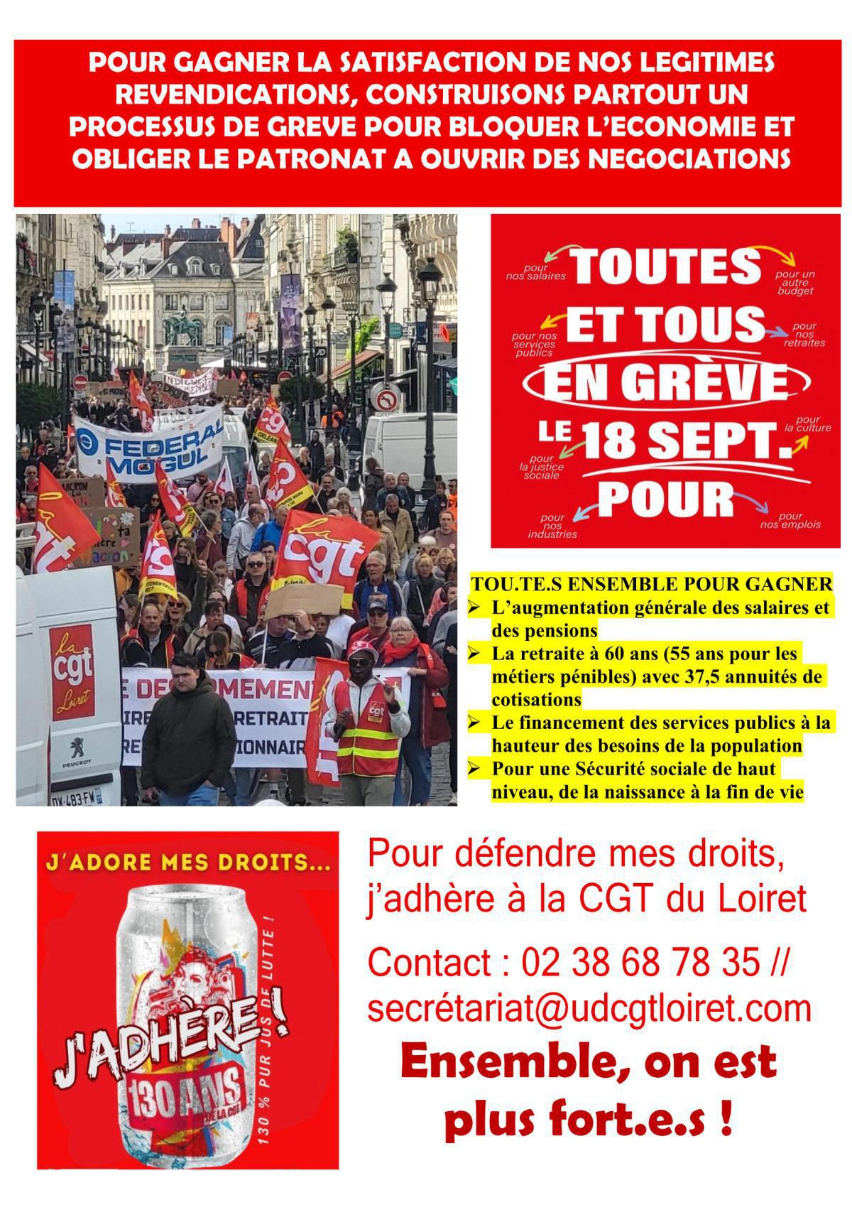 Toutes et Tous en grève 18septembre2025