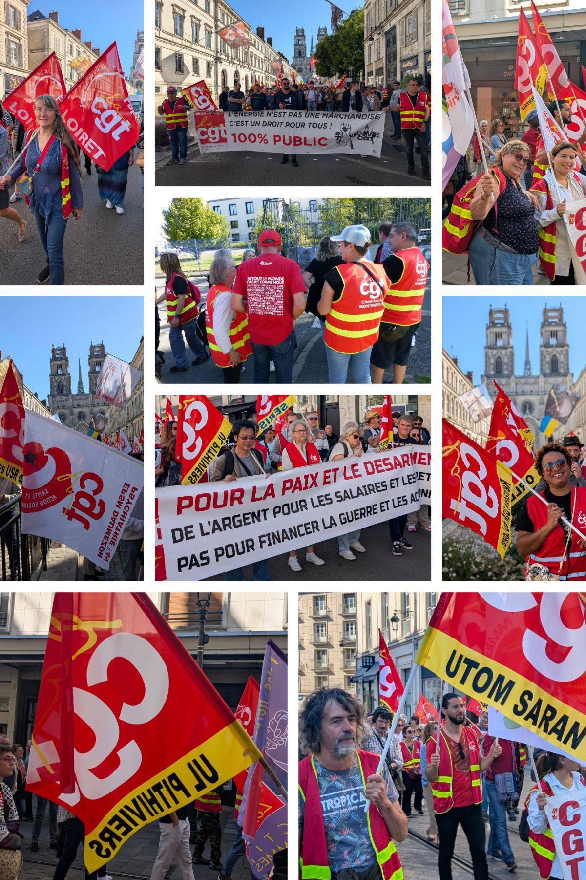 Premiers chiffres de mobilisation dans le Loiret – 18 septembre 2025