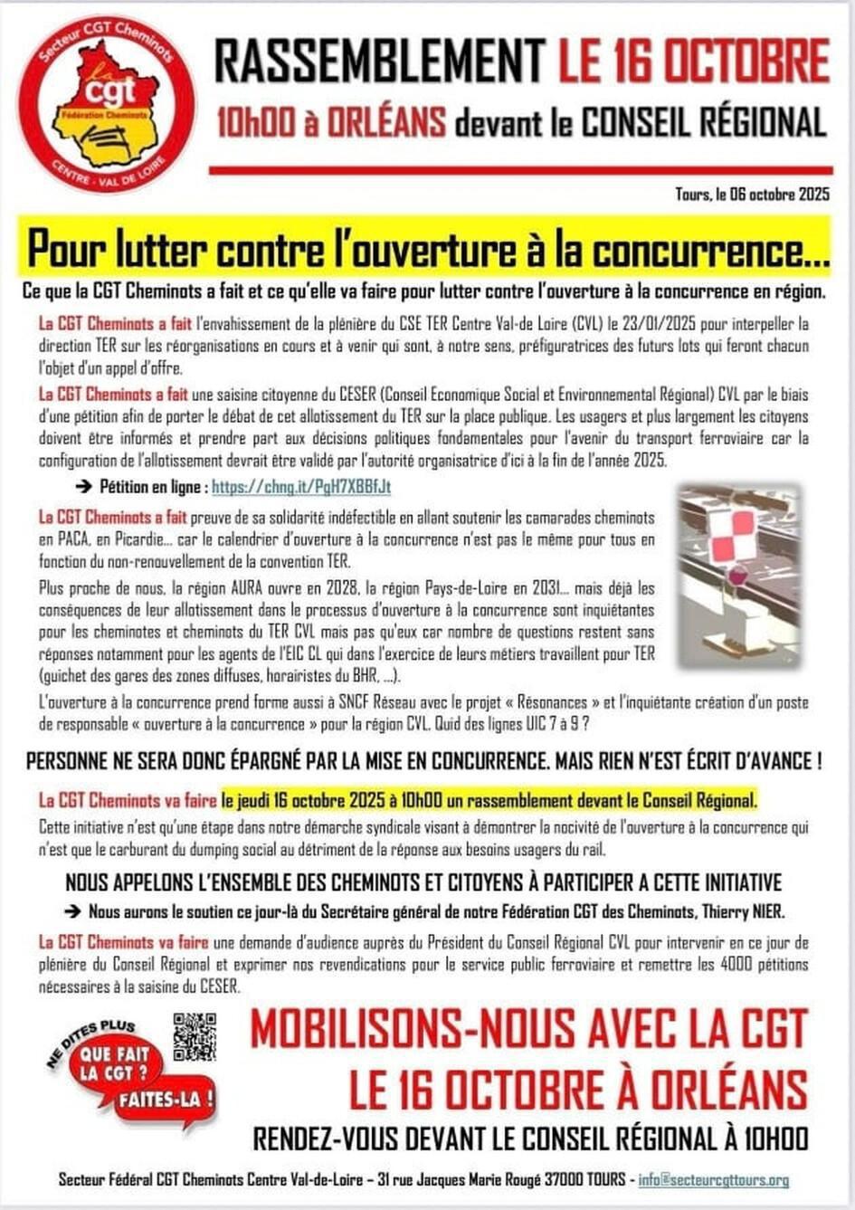 Rassemblement des Cheminot·e·s 