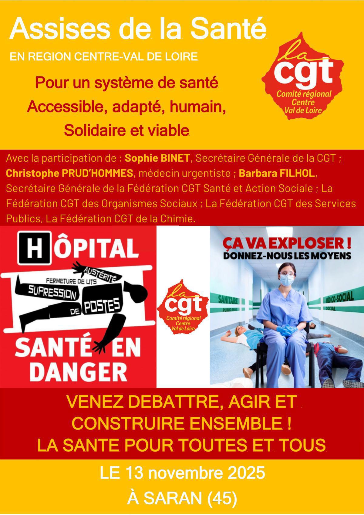 🩺 Invitation – Assises régionales de la Santé