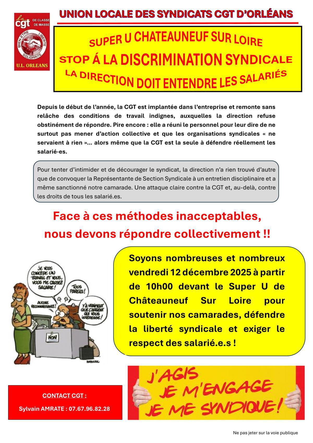 📣 12 Décembre - SUPER U CHATEAUNEUF SUR LOIRE