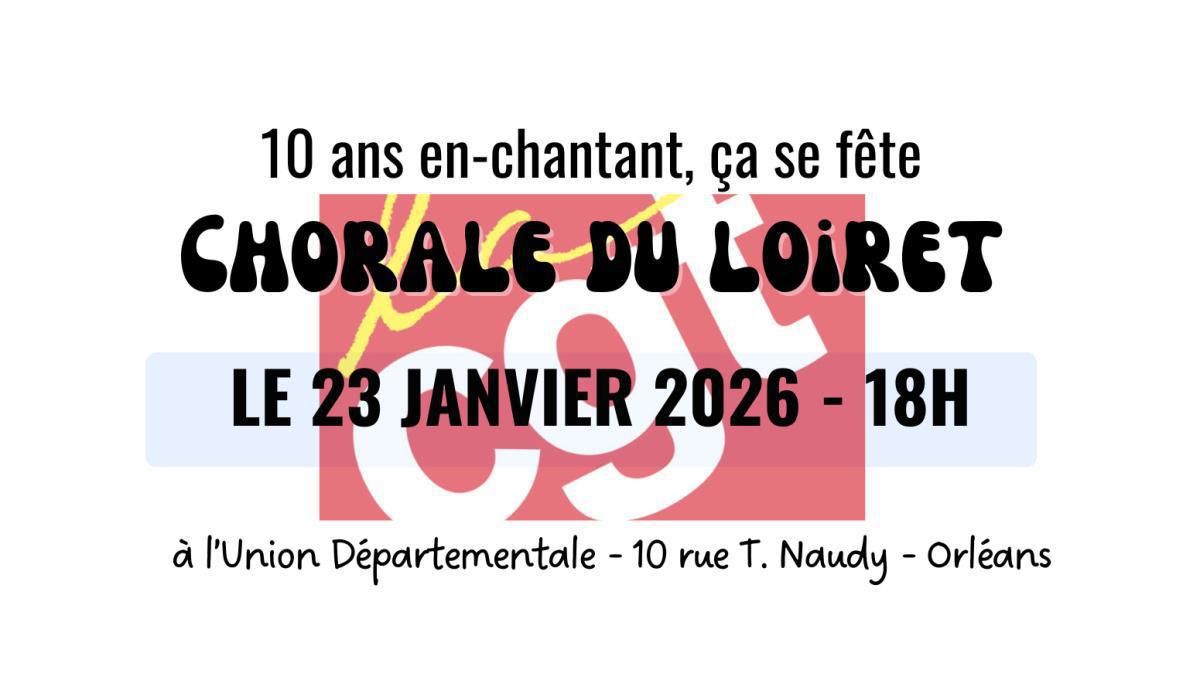 đ 10 ans en-chantant, ça se fĂȘte ! đ¶ CHORALE DU LOIRET đ 10 ans en-chantant, ça se fĂȘte ! đ¶ CHORALE DU LOIRET