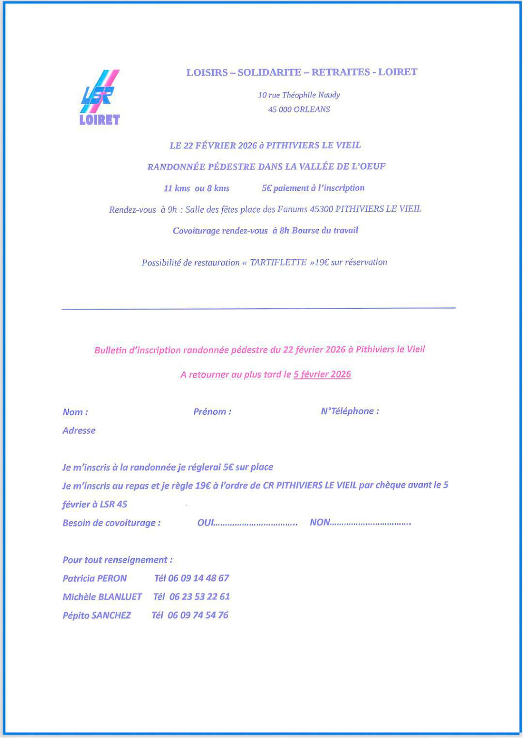 LSR - Randonnée pédestre dans la vallée de l’Œuf