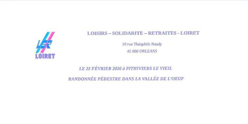 LSR - Randonnée pédestre dans la vallée de l’Œuf