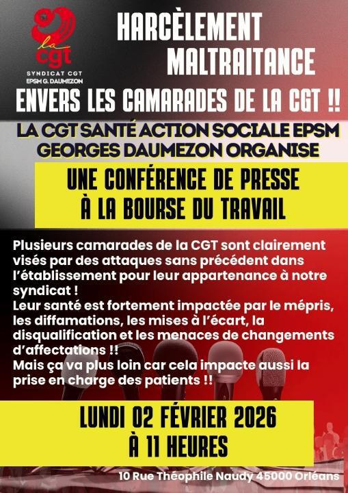 Stop au harcèlement et à la maltraitance !