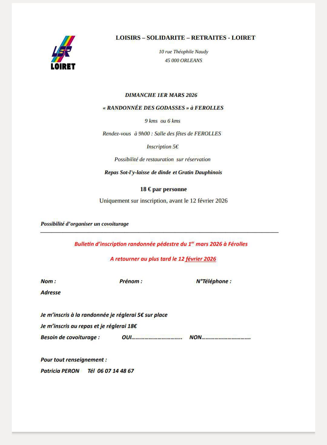 LSR - Randonnée des Godasses 