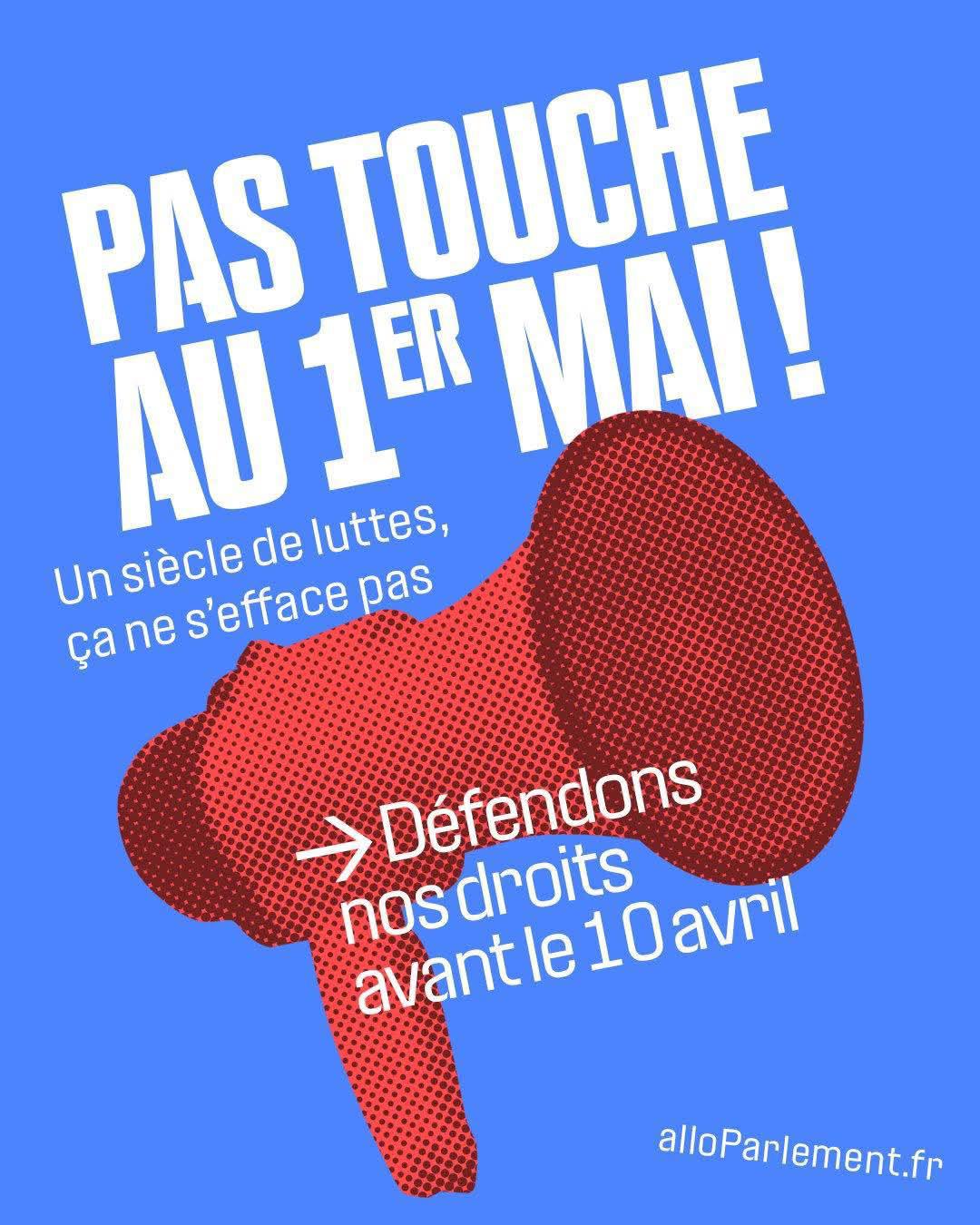 Pas touche au 1er mai ! 
