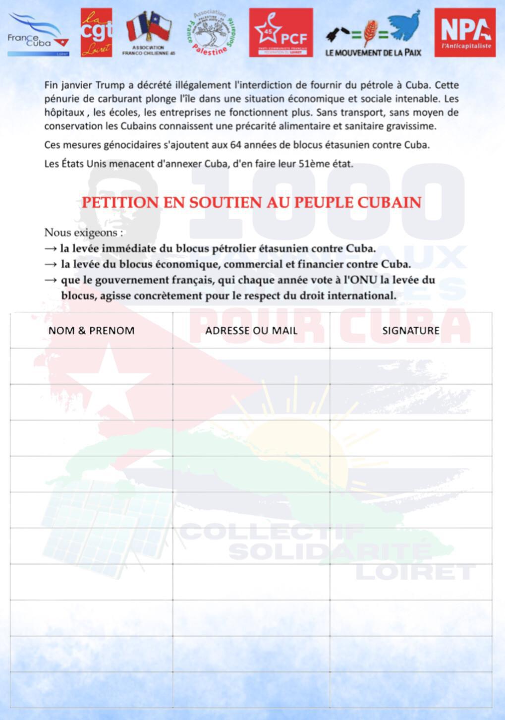📣☀️ VILLAGE SOLIDARITÉ CUBA 