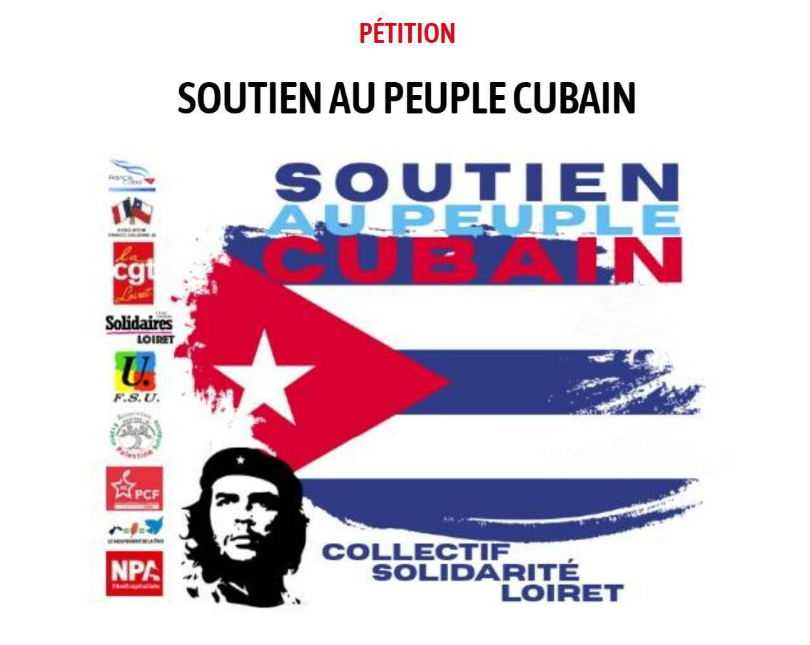 Pétition : SOUTIEN AU PEUPLE CUBAIN