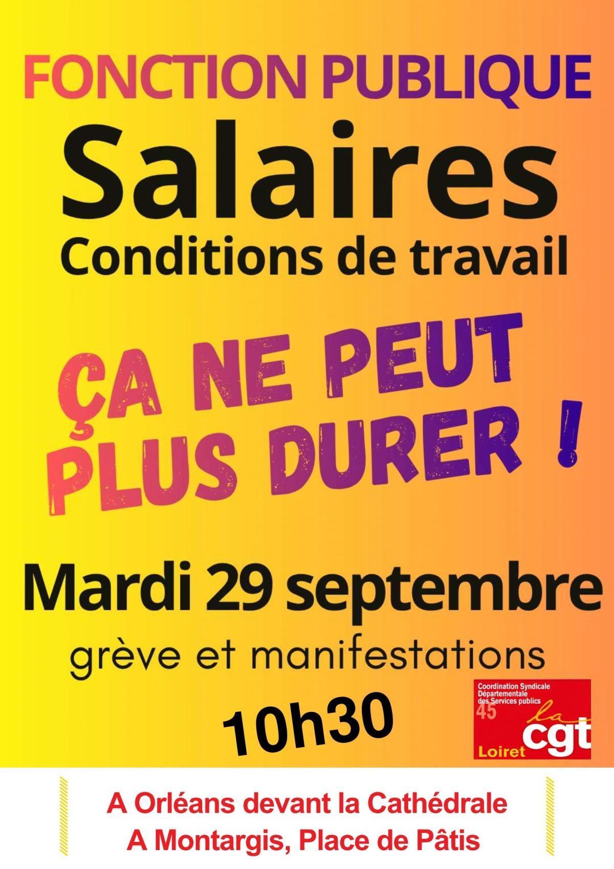 29 SEPTEMBRE 2026 : TOUS EN GRÈVE 