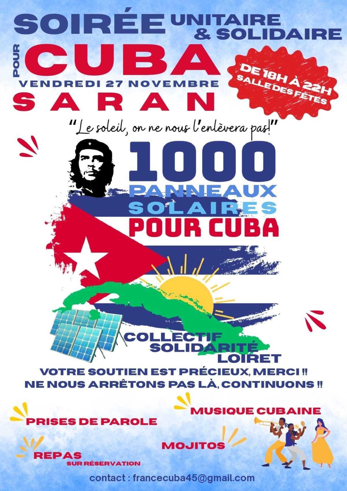 France Cuba Loiret. 27 novembre à 18h à Saran