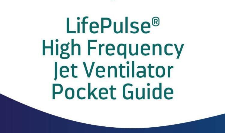 LifePulse Jet Ventilator Pocket Guide