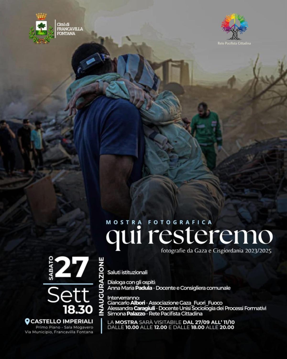 Mostra Fotografica "Qui resteremo"