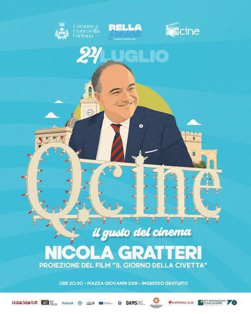 Nicola Gratteri - Proiezione del Film "Il Giorno della Civetta" - Qcine (start h. 20:30)