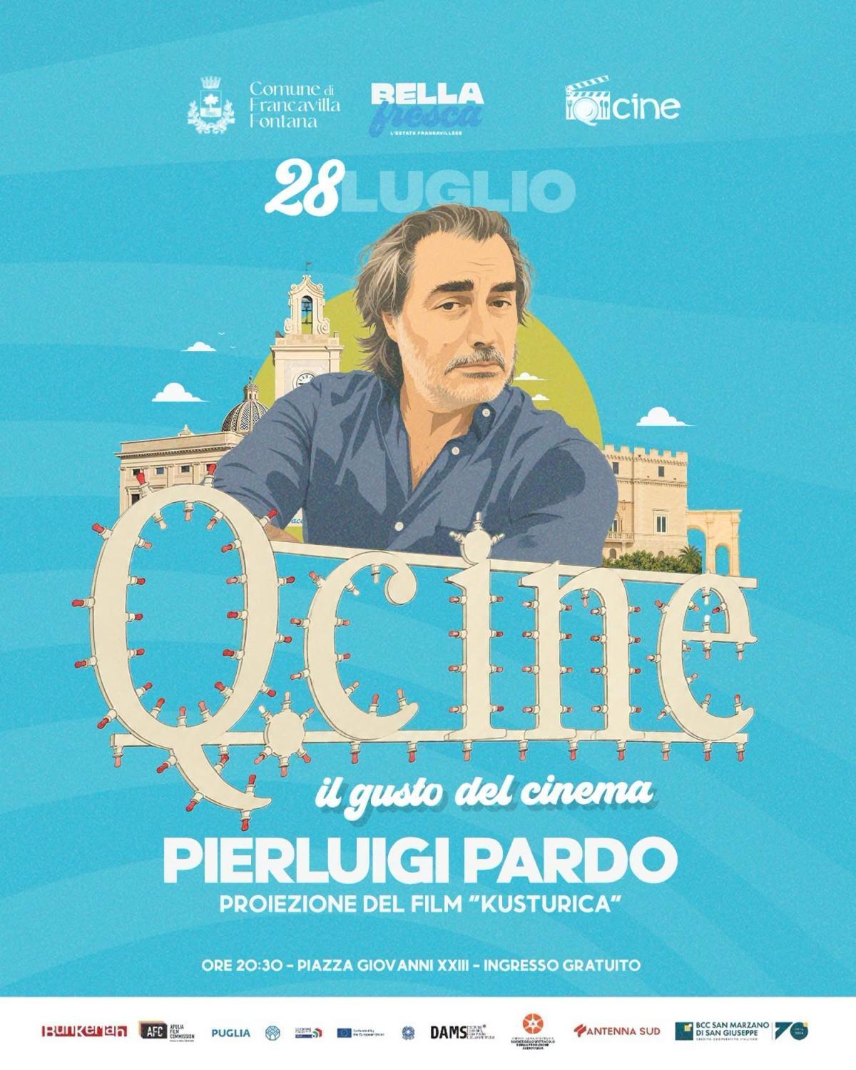 Pierluigi Pardo - Proiezione del Film "Maradona di Kusturica" - Qcine (start h. 20:30)