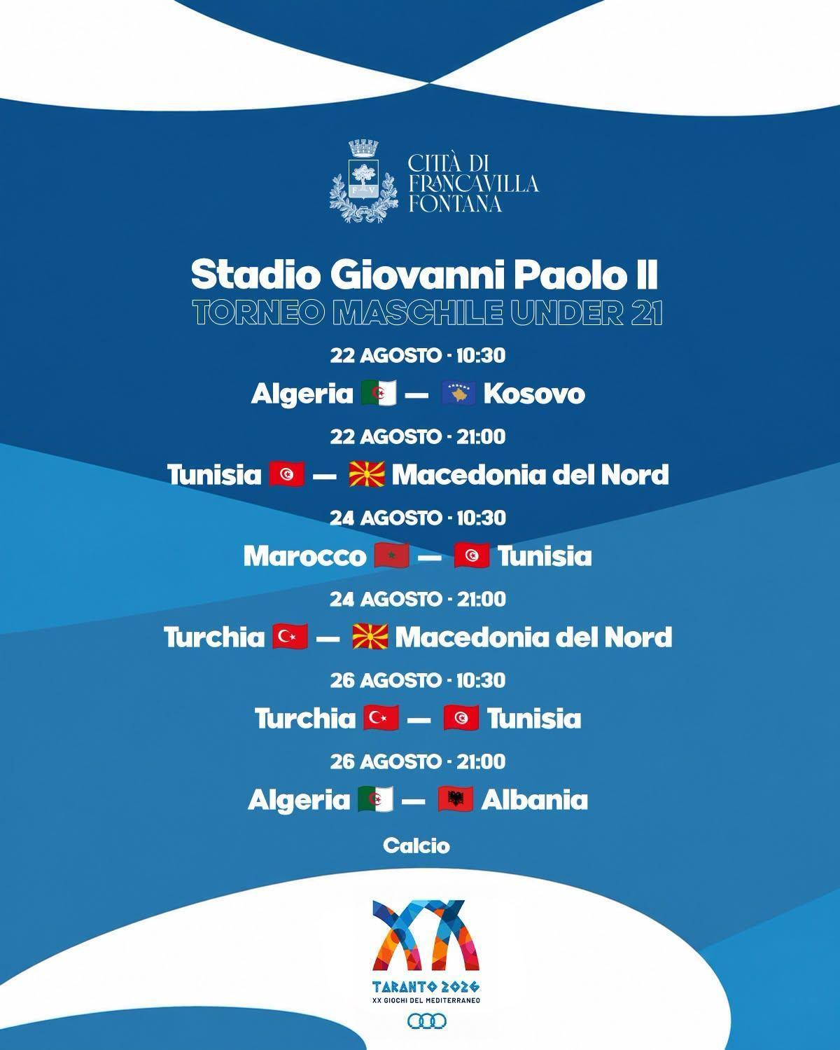  XX Giochi del Mediterraneo di Taranto 2026